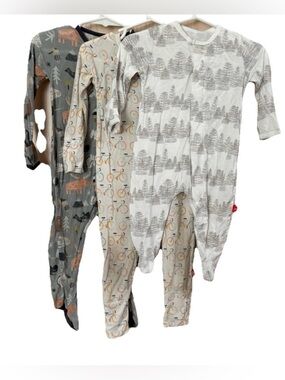 Magnetic Me Baby Sleeper Pajama Bundle of 3 Size 0-3 & 3-6 mo